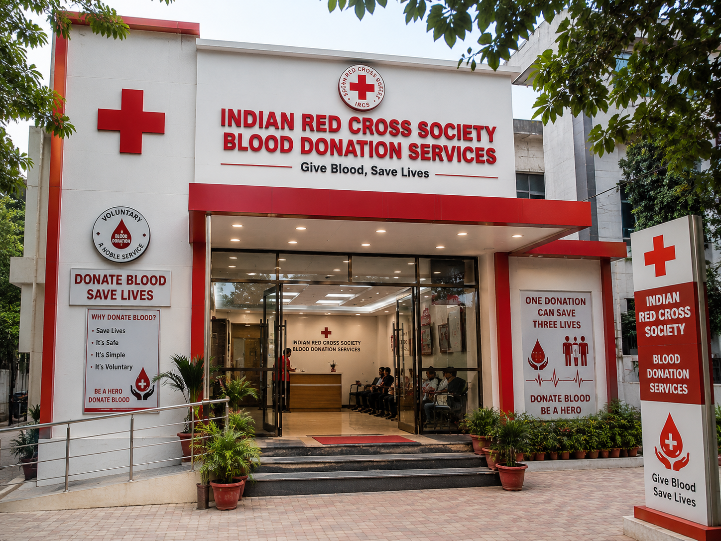 Indian Red Cross Society Blood Donation Services