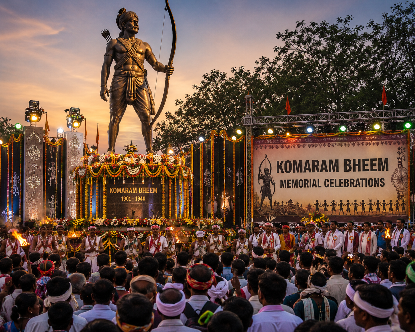 Komaram Bheem Memorial Celebrations